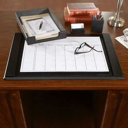 Leather Desk Blotter Walmart Com