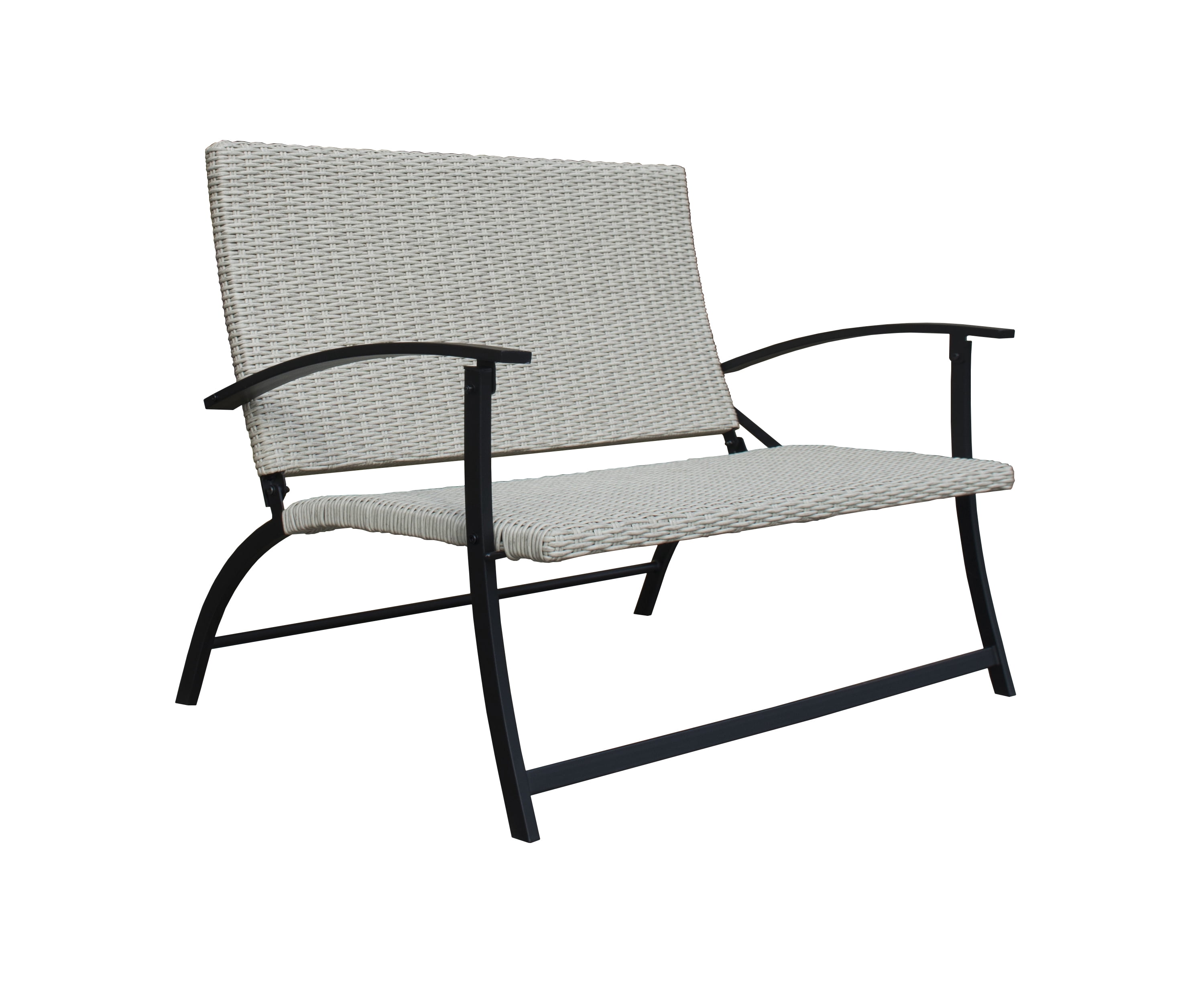 setDonglin 4-Piece Wicker Outdoor Patio Dining Set, Beige