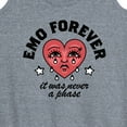 thumbnail image 3 of Instant Message - Emo Forever  - Women's Racerback Tank Top, 3 of 6
