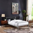 thumbnail image 6 of Modway Alina Powder Coated Sturdy Steel Twin Platform Bed Frame in Gray, 6 of 6