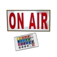 thumbnail image 1 of On The Air Light up Sign LED Music Banner Nightlight con control rojo con cable Zulema en señal de aire, 1 of 7