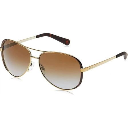 Women's Gradient Chelsea MK5004-1014T5-59 Bronze Aviator Sunglasses