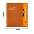 thumbnail image 1 of For A5 Leather Notebook with Pen,containing Chinese mottos, for Business,Office, 1 of 7