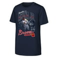 thumbnail image 2 of Youth Outerstuff Ronald Acu-a Jr. Navy Atlanta Braves Triple Player Graphic T-Shirt, 2 of 3