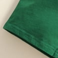 thumbnail image 6 of Toddler Boys Baby Girls Boys Summer Casual Color Short Sleeved Lapel Shirt Boys Summer Dress Two Piece Set Toddler Boy Clothes Newborn Boy Clothess ,Green, 6 of 6