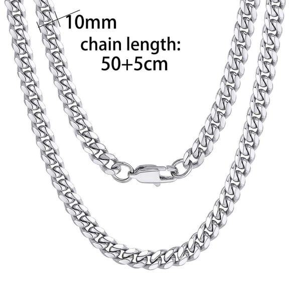 Top-keivon To My Man Necklace, Cuban Link Chain Gift For Him, Promise Necklace For Men, Promise Chain For Boyfriend, Gift For His Birthday Or Any Occasion, Future Husband Jewelry With Heartfelt