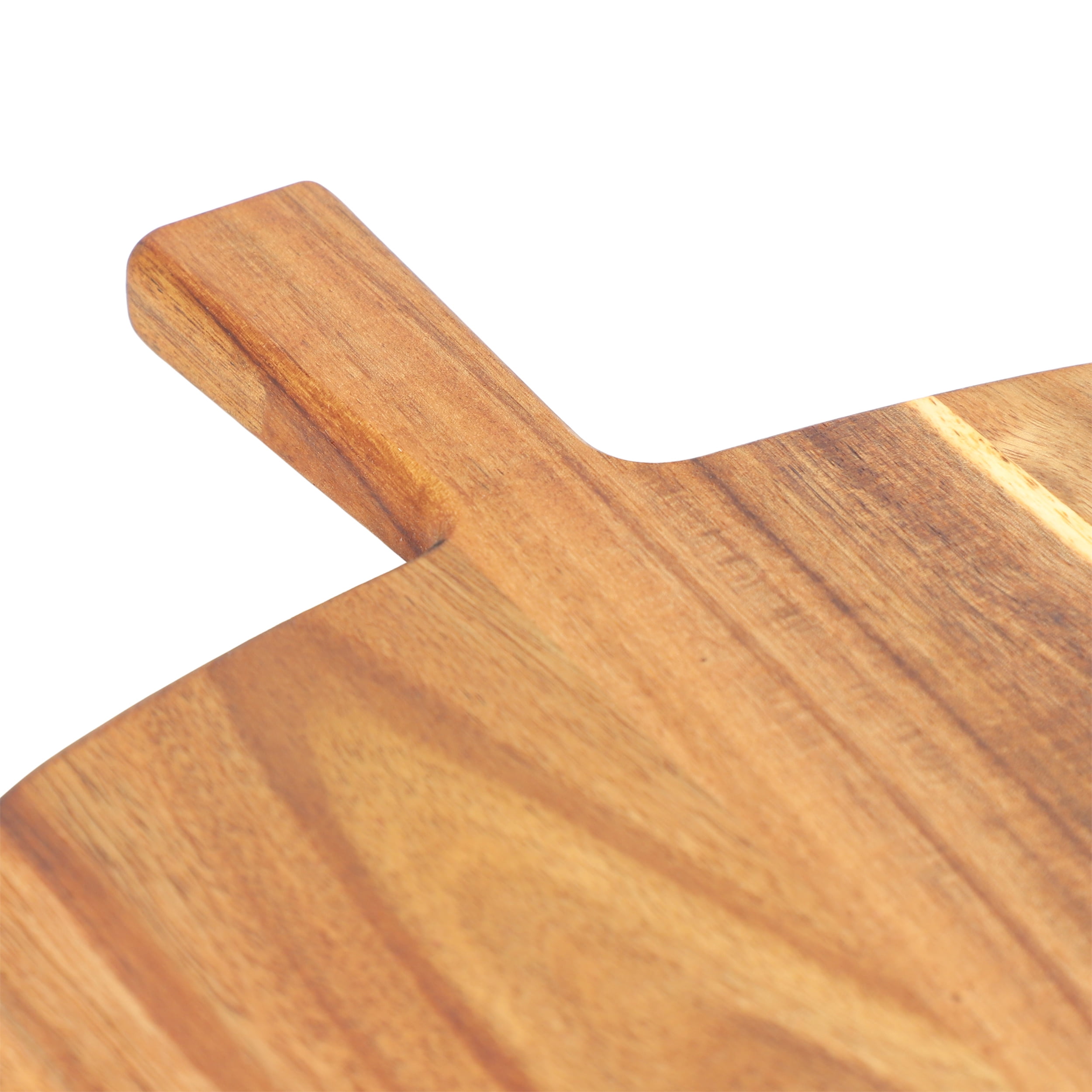 Elama 13 Inch Acacia Wood Serving Butcher Cutting Board with Handle