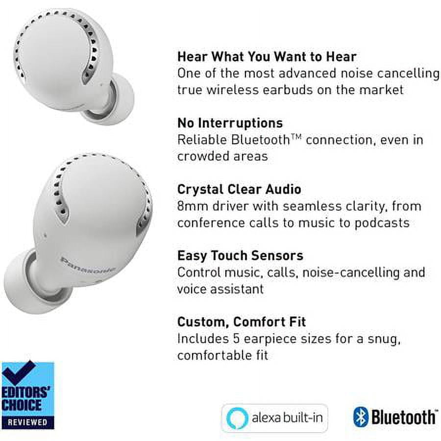 Panasonic RZ-S500W True Wireless Bluetooth Earphones (White)