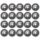 thumbnail image 2 of Disco de corte de metal ANGGREK 20 piezas muelas abrasivas 100 mm para fibra de vidrio acero aluminio, 2 of 8