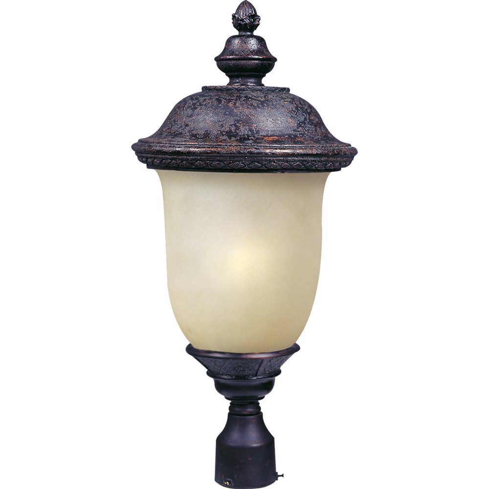 Outdoor Post Light Bulb Fixture 1 Light Bulb Fixture With Oriental