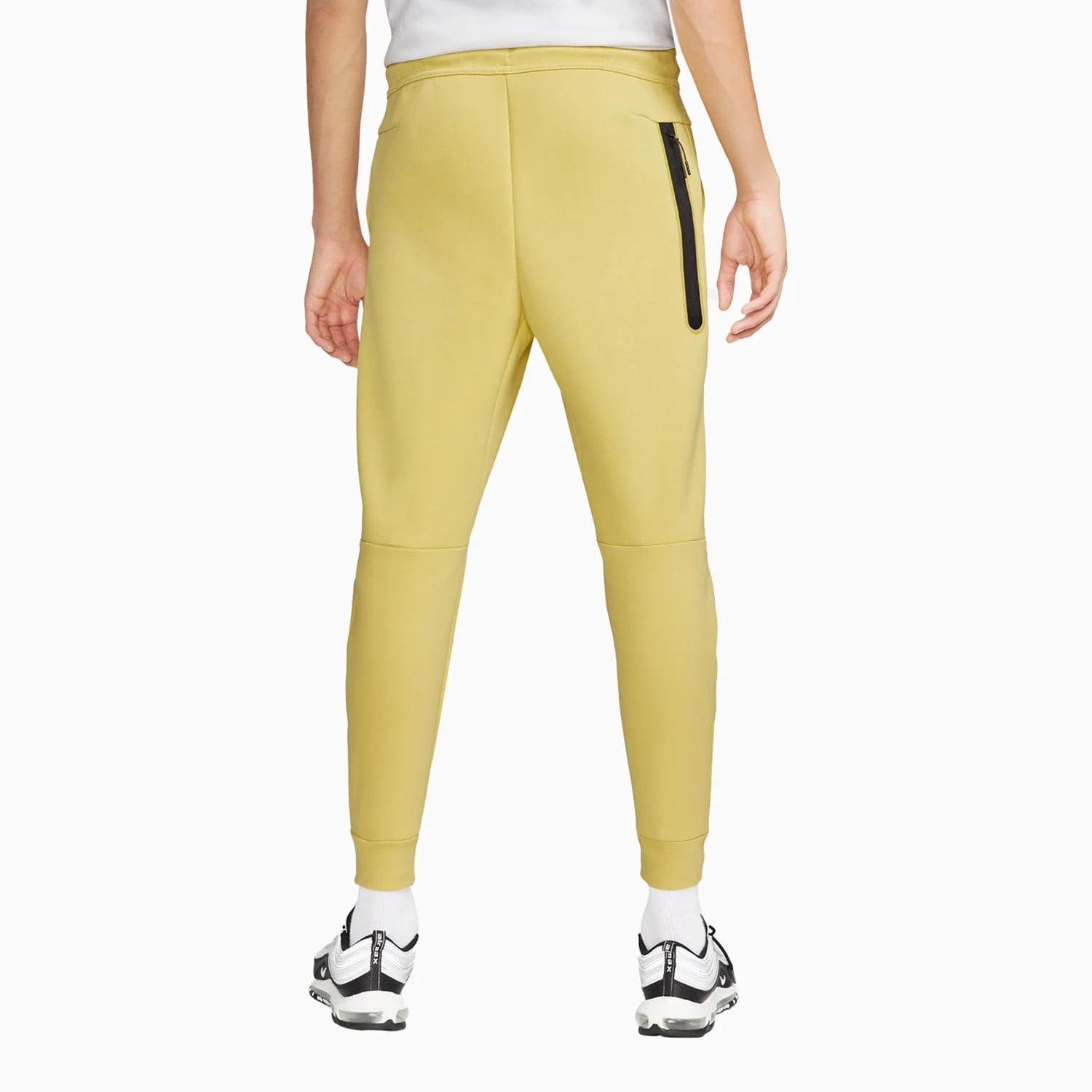 yellow tech fleece pants