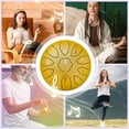 thumbnail image 2 of Instrumentos Curación Percusión Tambre Handpan 8 Pulgadas 11 Notas Con Mazos Tambor Carril Dedos Pegatinas F Llave para Entretenimiento Meditación Yoga Zen Regalos, 2 of 9