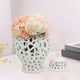 thumbnail image 3 of Toystoory 28cm White Ginger Jar Hand Painted Glazed for Arrangement Decor Decoración del hogar, 3 of 5