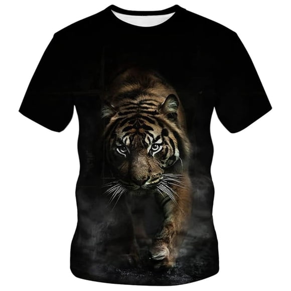 T-shirt à Manches Courtes Imprimé Graphique pour Usage Quotidien avec Col Rond Décontracté Style de Rue T-Shirts pour Hommes