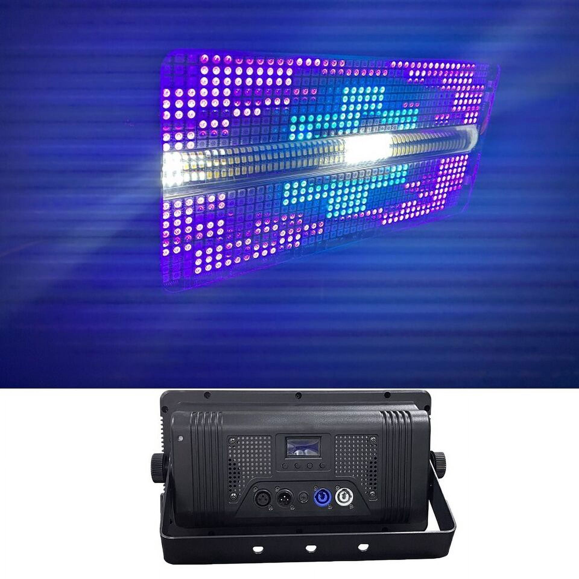 New Flash Disco DJ Lighting RGB 80 Zones White 10 Zone LED Strobe Light