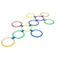 thumbnail image 3 of Tachiuwa 10 Pieces Hopscotch Rings Jumping Rings for Backyard Carnival Indoor Outdoor 11 Inch, 3 of 9