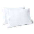 thumbnail image 1 of Bare Home Juego de Fundas de Almohada Colección Premium 1800, Doble Cepillado, Ultra Suave, Tamaño Estándar, Color Blanco, 2 Unidades, 1 of 7