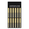 thumbnail image 1 of 12Pcs Chainsaw Bits Titanium Plated Diamond Sharpener High Hardness Electric Chainsaw File, 1 of 7