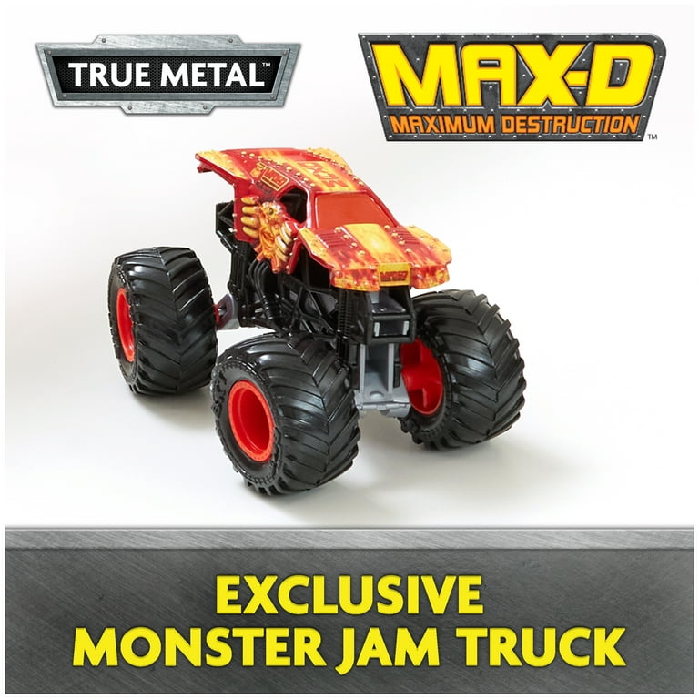 Monster Jam, 2-in-1 Launch N' Go Hauler Playset and Storage with