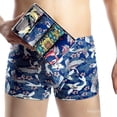 thumbnail image 4 of 【4-Pack】Men's Underwear Men's Boxers Breathable Sexy Comfortable Youth Men's Underwear Men's Boxer Briefspangjing, 4 of 4