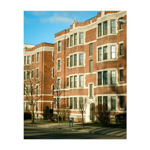 On Elmwood, Buffalo - Buffalo New York Photography Unframed Wall Art Print 8 x 10 inches