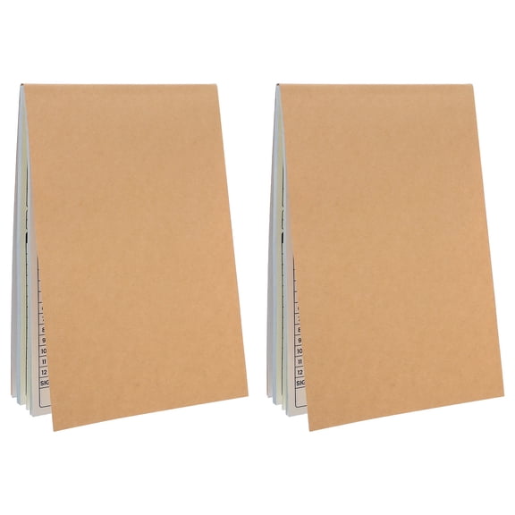 OFFIGAM 2Pcs Business Receipt Book White with Sturdy Backing for Clear Writing and Order Tracking