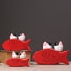thumbnail image 2 of GOOHOCHY 1 juego de adornos creativos de madera con forma de pareja de dibujos animados, gatos pescadores, manualidades, minibanco de peces, adornos de escritorio, decoración para el hogar,, 2 of 8