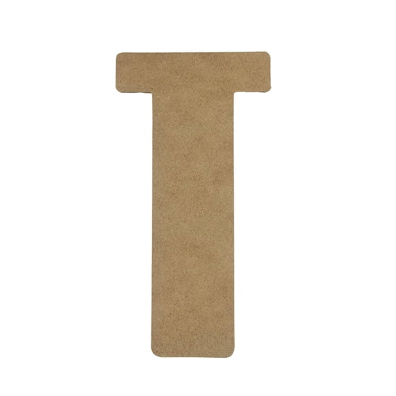 Wooden Letter Unfinished, Lemon Drop Font, Craft Cutout
