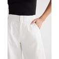 thumbnail image 4 of Sofia Jeans Women's Lightweight Luxe Mid Rise Wide Leg Trousers, 32" Inseam, Sizes 0-20, 4 of 6