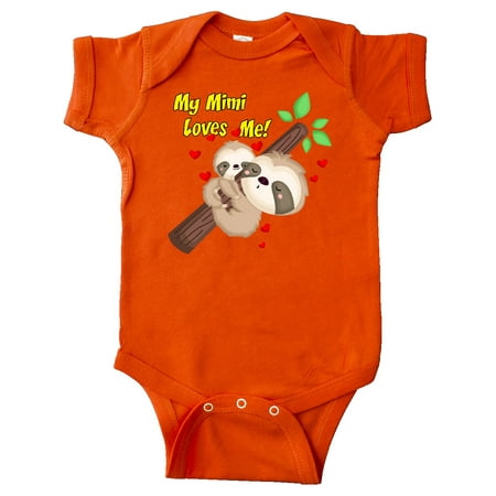 

Inktastic My Mimi Loves Me Gift Baby Boy or Baby Girl Bodysuit