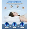 thumbnail image 2 of Ultra Pain Relief Cooling Pillow for Neck Support, Adjustable Cervical Pillow Cozy Sleeping, Odorless Ergonomic Contour Memory Foam Pillows, Orthopedic Bed Pillow for Side Back Stomach Sleeper, 2 of 6