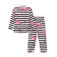 thumbnail image 2 of Kll Flamingos Sleepwear Mens Flannel Pajamas,Long Cotton Pj Set, 2 of 9