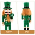 thumbnail image 3 of St. Patrick's Day Soldier Doll Nutcracker Figurine 25CM, 3 of 6