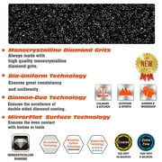 Sharpal 156N Dual-Grit Diamond Sharpening Stone Whetstone, Coarse 325 / Extra Fine 1200, Non-Slip Base & Angle Guide