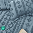thumbnail image 5 of U by Bedsure Tufted Boho Comforter Set, 3 Pieces Farmhouse Shabby Chic Embroidery Bed Set, Soft Jacquard Comforter for All Seasons,Full,Grey Blue, 5 of 6