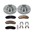 thumbnail image 3 of Power Stop Front Stock Replacement Brake Pad and Rotor Kit KOE1920, 3 of 8