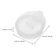 thumbnail image 2 of Minkissy 4Pcs Replacement Water Jug Lid Plastic White Multifunctional Pitcher Covers, 2 of 8