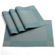 thumbnail image 5 of Mantel individual de vinilo tejido azul cruzado, antideslizante, aislante, lavable, juego de 4, 5 of 5