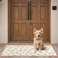 thumbnail image 4 of White Golden Cloud Moon Pattern Door Rugs,Washable Non Slip Door Mats Indoor,Decorative Door Mats,Entry Mat Indoor for Entrance,Bedroom,Kitchen,Bathroom,16"x47", 4 of 6