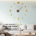 thumbnail image 3 of 31-47-Inch Number DIY 3D Wall Clock Quartz Home Office Decoration Art Clock, 3 of 9