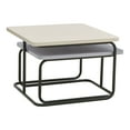thumbnail image 4 of Furniture of America Torra Wood 2-Piece Indoor Nesting Coffee Table, Cream Weave and Gray Pure, 4 of 17