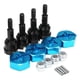 thumbnail image 5 of Compatible con el eje de mejora del coche RC WLtoys A979 1/18, juego de piezas de buje hexagonal. negro + azul, 5 of 9