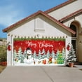 thumbnail image 6 of Christmas Garage Door Cover, 2025 Merry Christmas Garage Door Xmas Decorations, Outdoor Xmas Banner Decoration 480*180cm (A), 6 of 6
