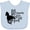 Blue, variant on Inktastic Live Like Someone Left the Gate Open Horse Silhouette Boys or Girls Baby Bib