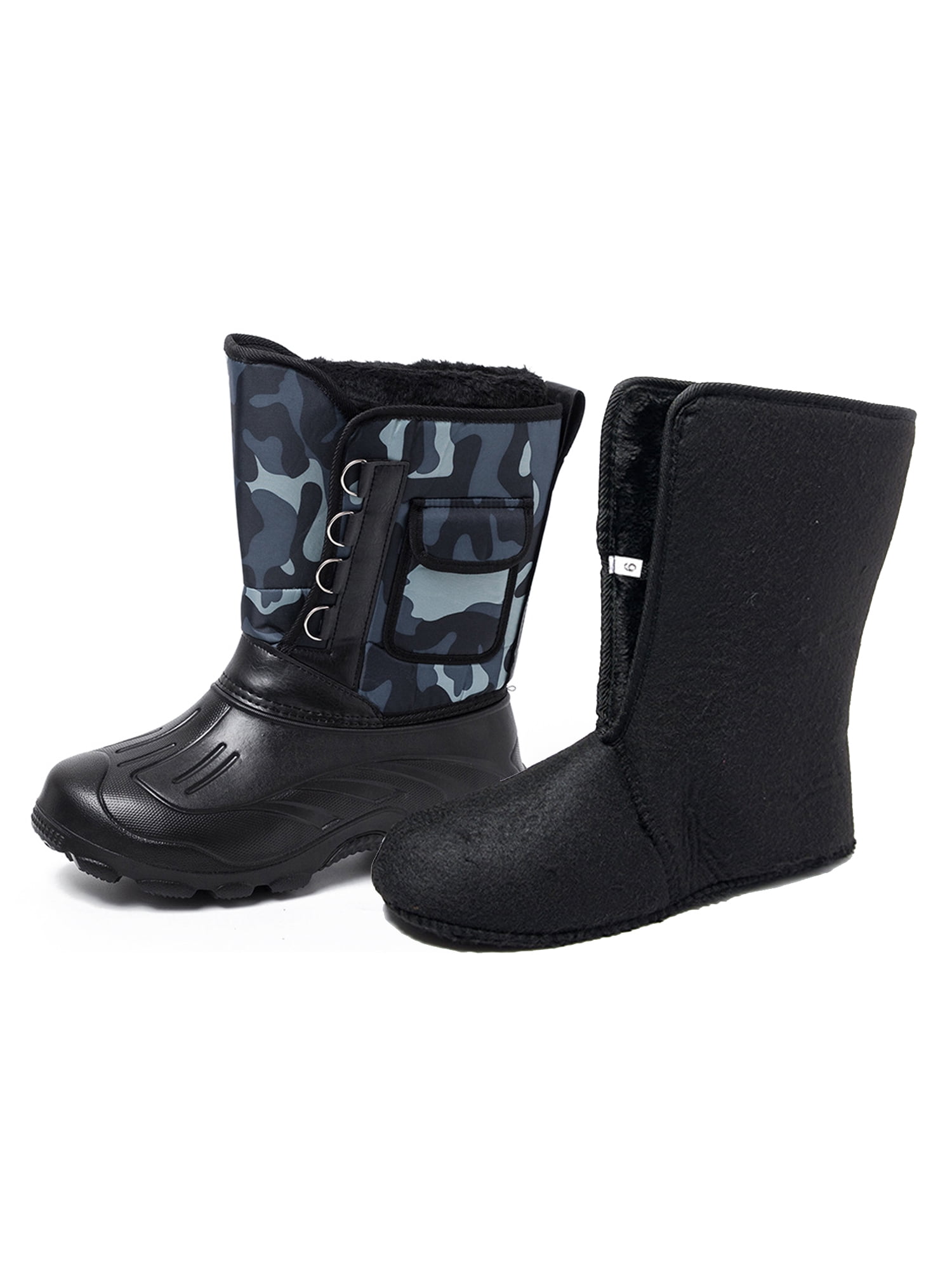 Daeful Duck Boots Waterproof Winter Snow Plush Lined Warm Blue Camo Men\'s Sz 12 Daeful Men main image 4