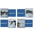 thumbnail image 4 of Sports Face Guard, Clear View Prevent Injuries Nose Guard Face Shield  for Soccer, 4 of 8