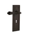 thumbnail image 1 of Nostalgic Warehouse Mission Plate Single Dummy with Keyhole Fleur Lever in Oil-Rubbed Bronze, 1 of 3