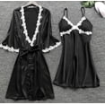 thumbnail image 5 of Pijama sexy europeo y americano de cinco piezas para mujer, vestido de novia de manga media de verano, camisón de noche de talla grande multicolor de varios tamaños para el hogar, 5 of 5
