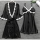 thumbnail image 5 of Pijama sexy europeo y americano de cinco piezas para mujer, vestido de novia de manga media de verano, camisón de noche de talla grande multicolor de varios tamaños para el hogar, 5 of 5