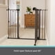 thumbnail image 5 of Toddleroo by North States Riverstone Extra Tall & Wide Self-Closing Baby Gate with Door. Pressure Mounted Baby Gates for Doorways, Child Gate Fits Openings 29.75” to 52” Wide. (36 Tall, Graphite), 5 of 5